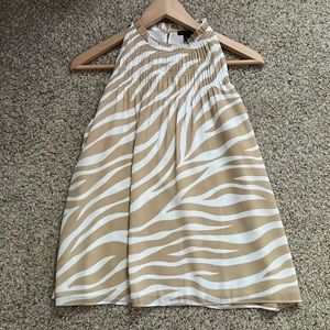 NWT Ann Taylor Zebra Blouse S